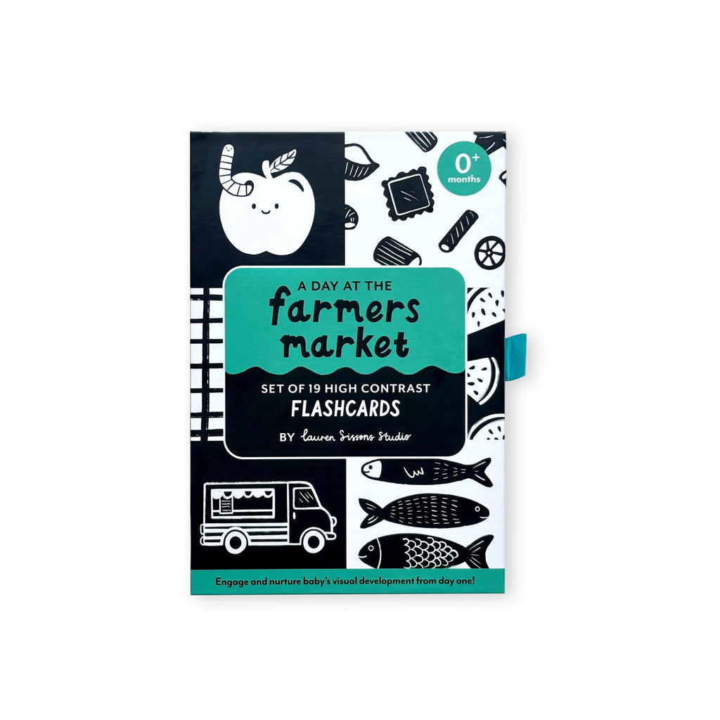 High Contrast Flashcards / Farmers Market