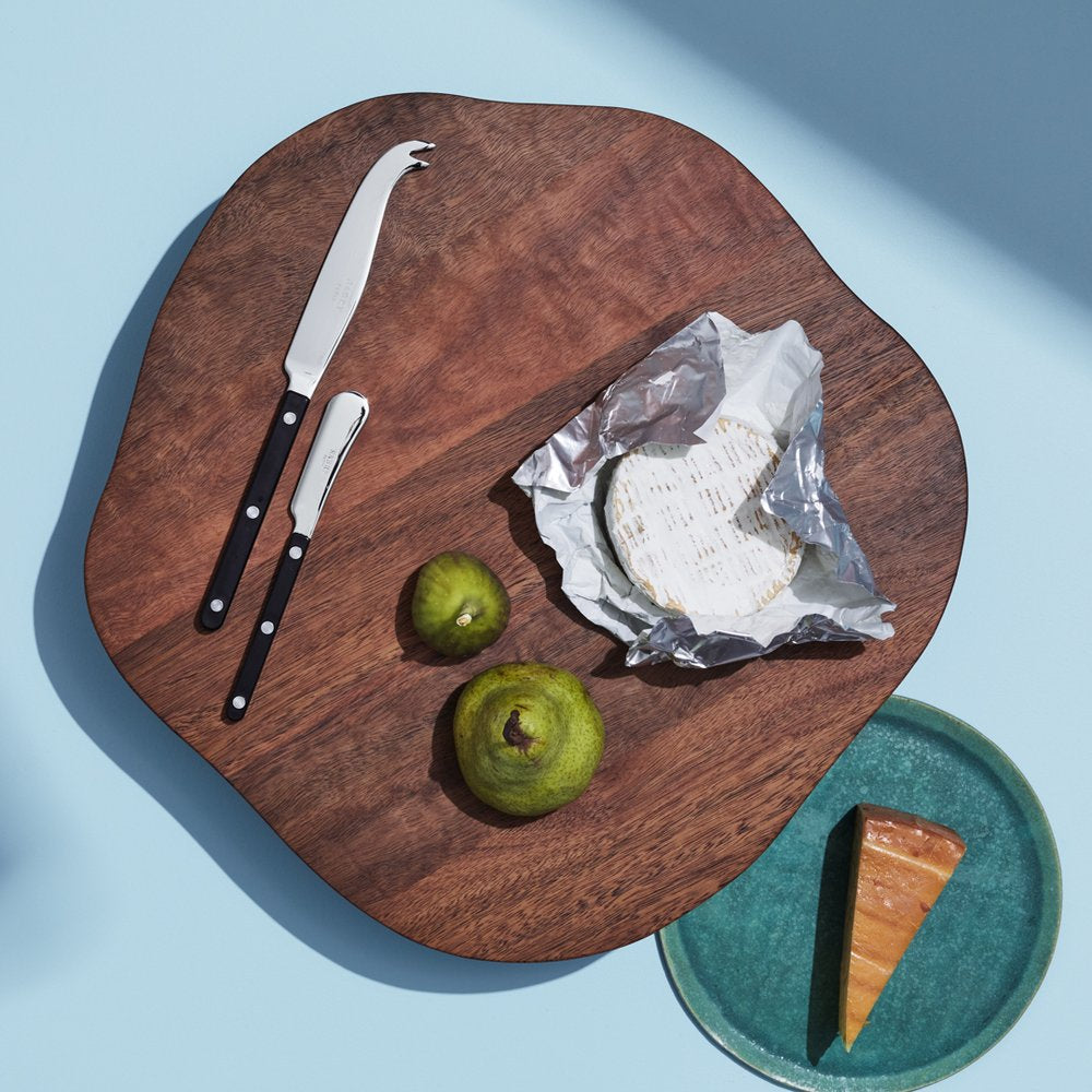 Abstract Pedestal Serving Board - Spotted Gum