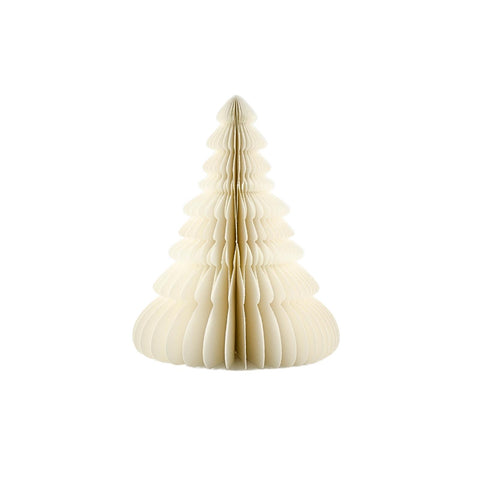 Christmas Tree Standing Ornament (15cm) - Off-White