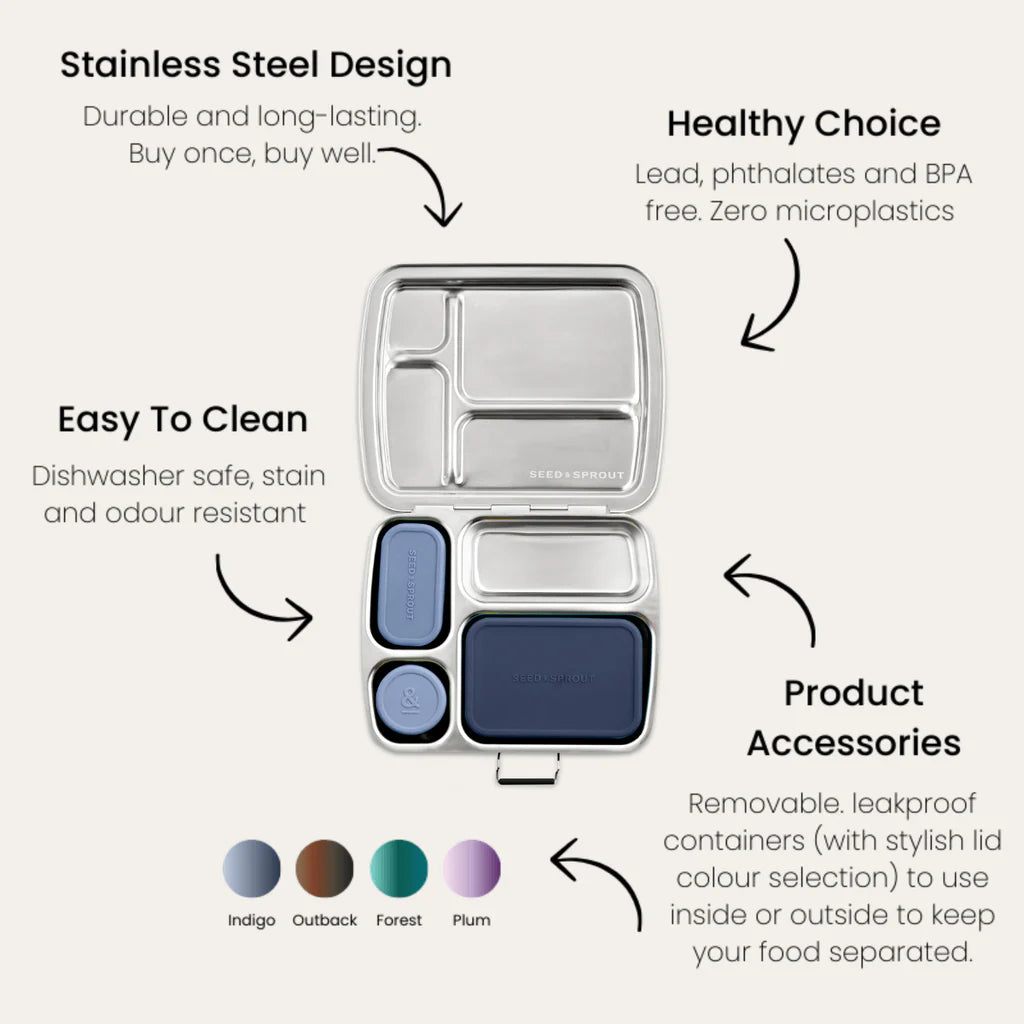 CrunchBox Lunch Box - 3 Pot Set