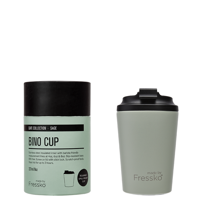 Bino Reusable Coffee Cup - Sage