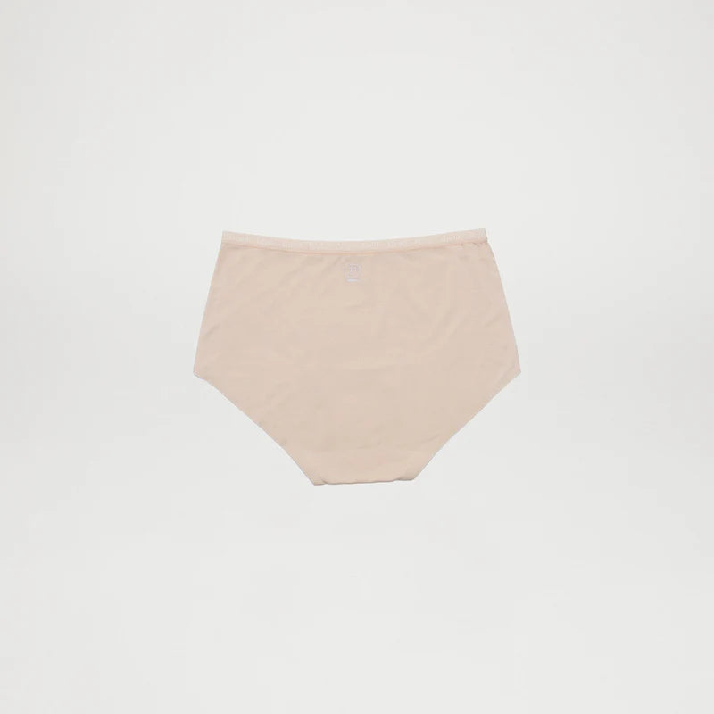 BioTracker High-Waisted Full Brief - Nude