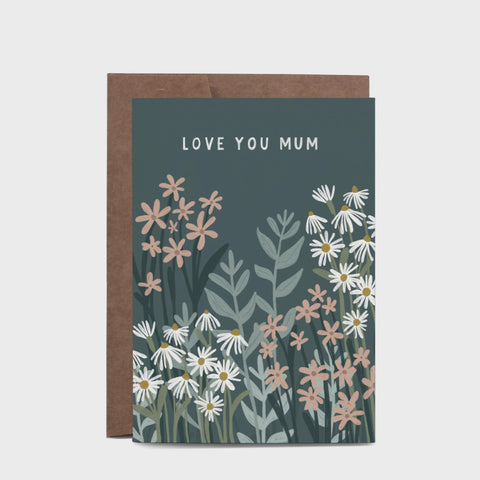 Mother's Day Field Of Flowers Greeting Card