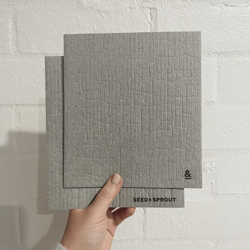 Cellulose Sponge Dish Cloth / 4 Pack