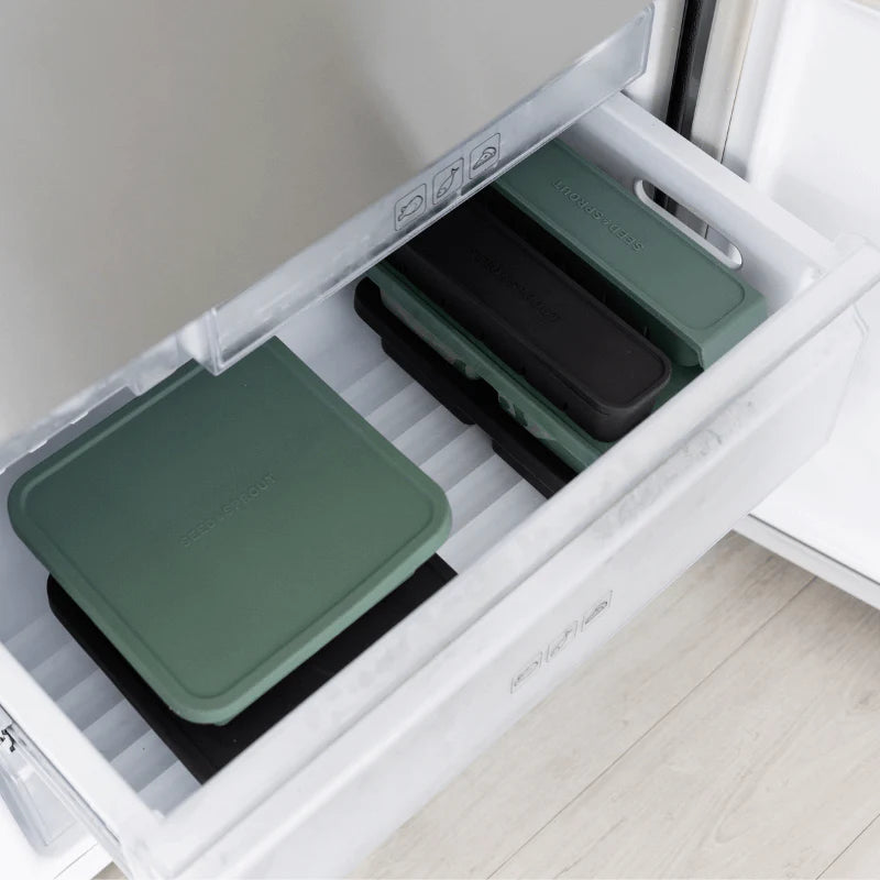 6 Portion Silicone Freezer Tray / 50ml - Eucalyptus