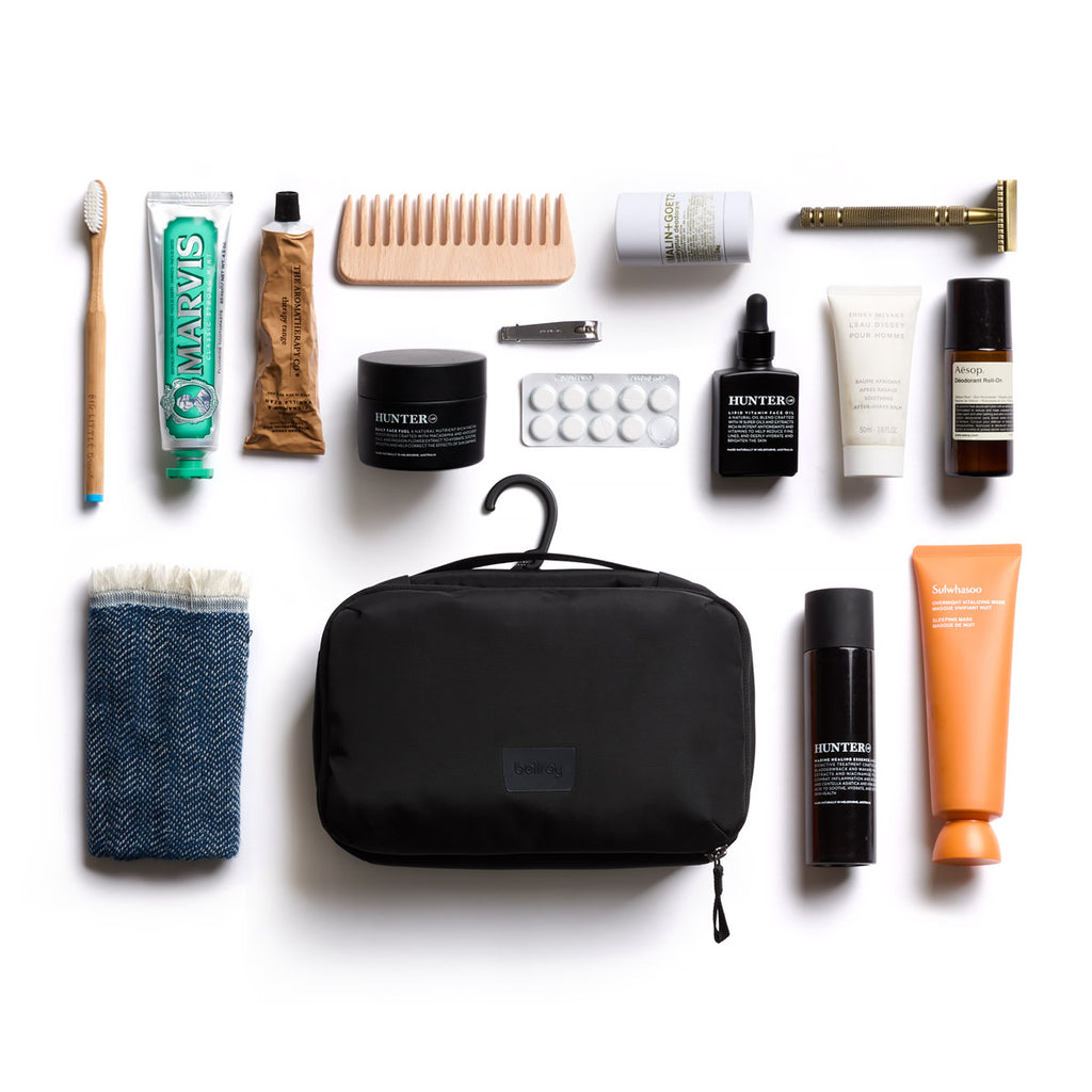 Hanging Toiletry Kit - Black