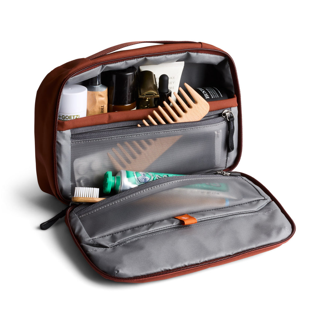 Hanging Toiletry Kit - Clay