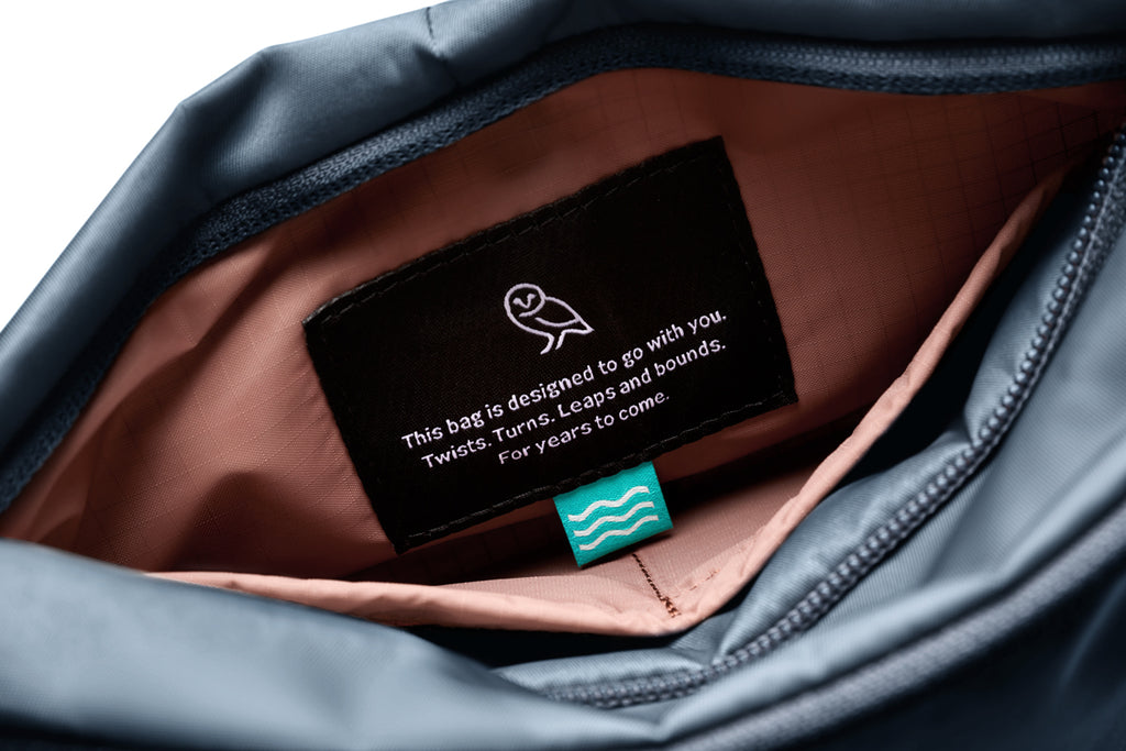 Laneway Sacoche / Leather Free - Blue Steel