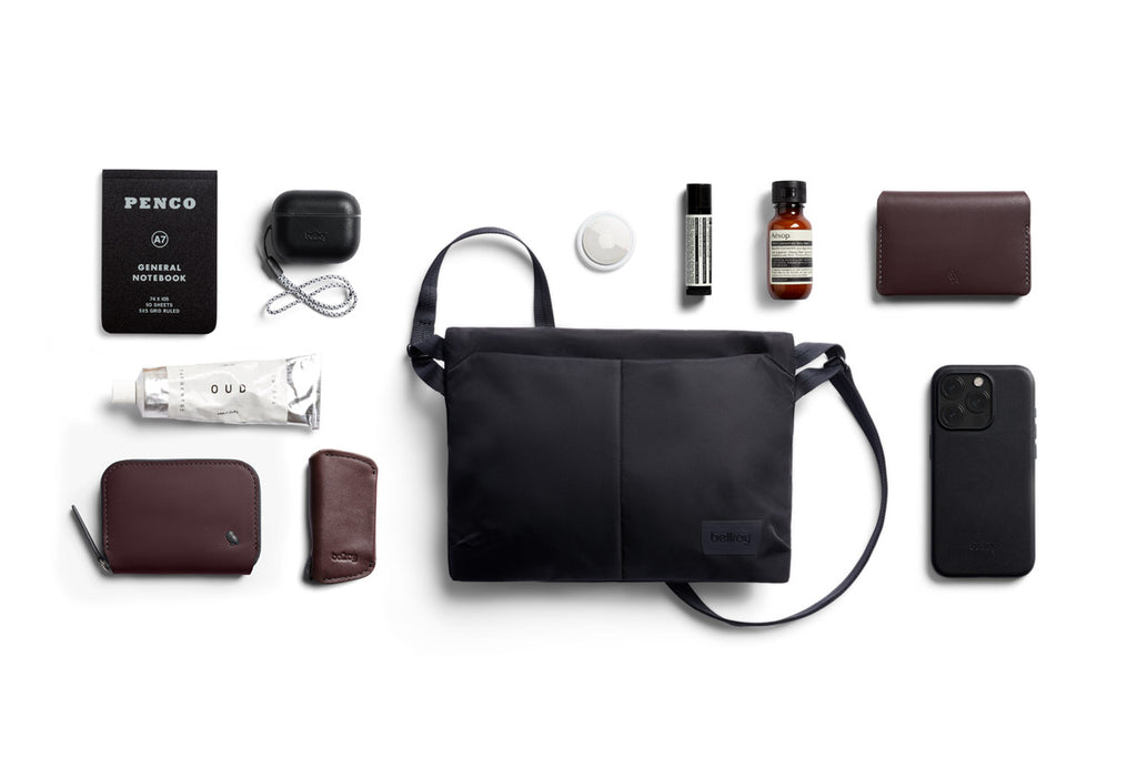 Laneway Sacoche / Leather Free - Ink