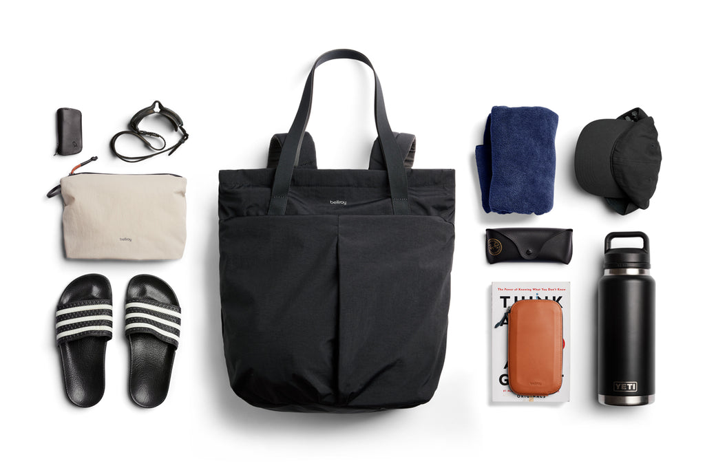 Lite Totepack / Leather Free - Black