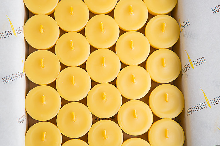 Beeswax Tea Light Candle
