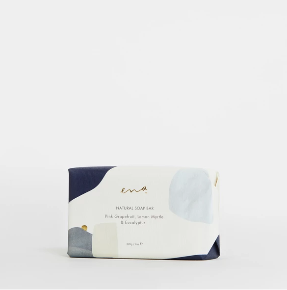 Natural Soap Bar - Pink Grapefruit, Lemon Myrtle & Eucalyptus