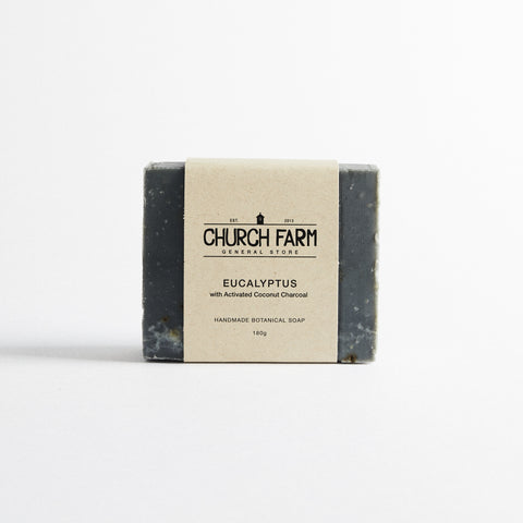 Soap Bar - Eucalyptus with Activated Coconut Charcoal