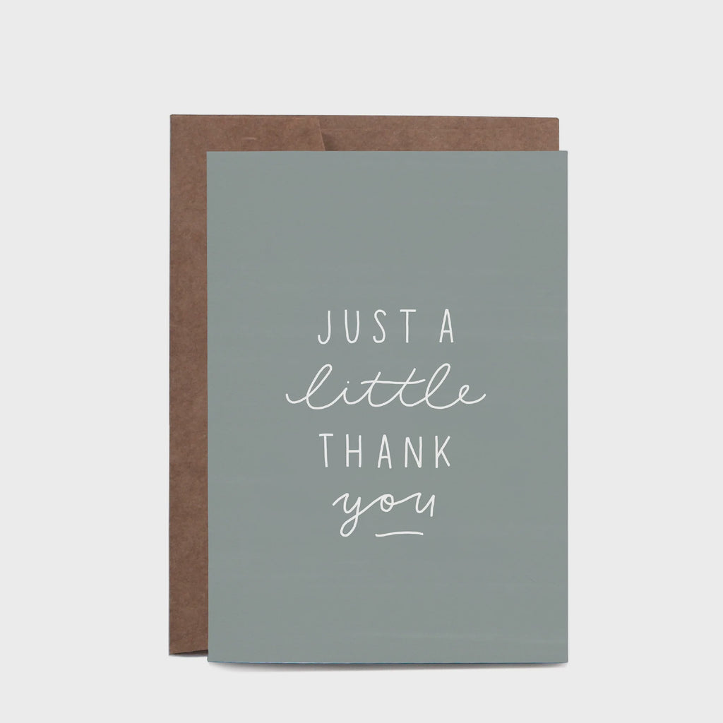 A Little Thank You Greeting Card