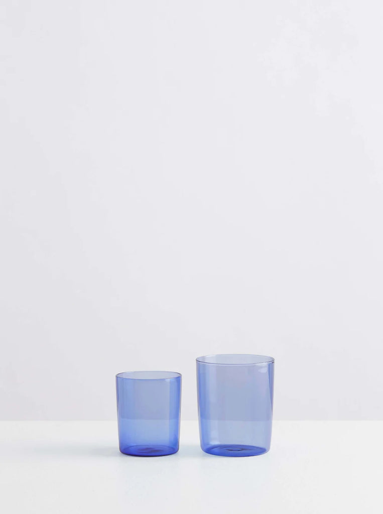 4 Large Gobelets - Azure