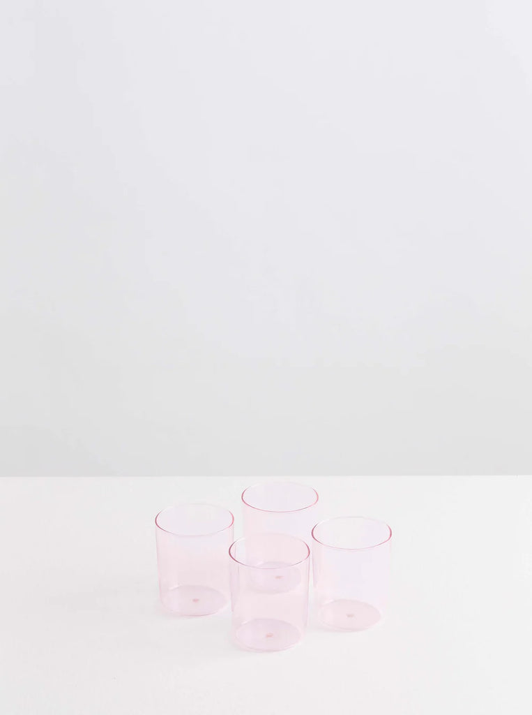 4 Large Gobelets - Pink