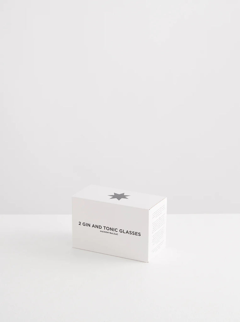 2 Gin & Tonic Glasses