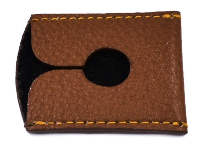 Parker Double Edge Safety Razor Leather Travel Cover - Brown