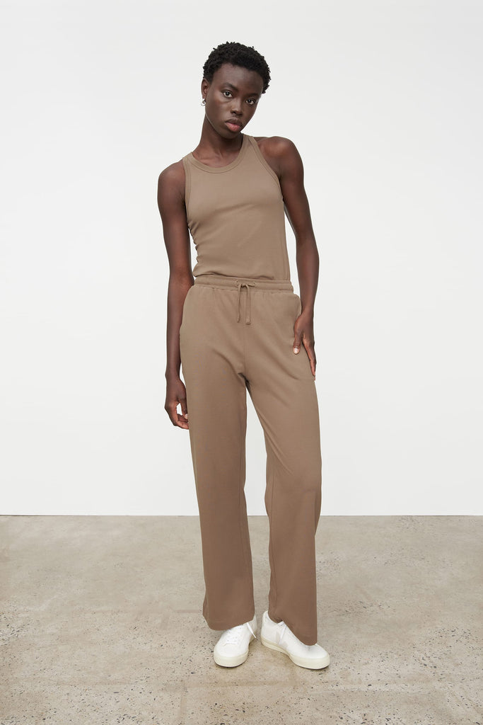 Drawcord Pants - Taupe – Green Horse Online