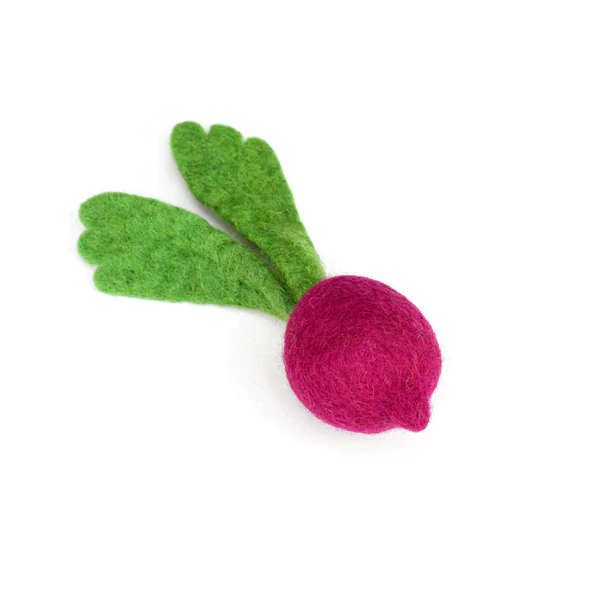 Felt Fruit & Vegetables - Radish