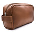 Leather Toiletry Bag - Saddle Brown