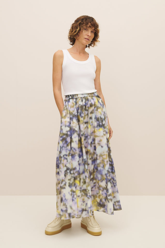 H&m floral maxi on sale skirt