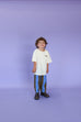 Organic Posy Tee - Milk