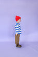 Stripe Long Sleeve Knitted Tee - Sea