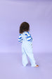 Posy Embroidery Overalls - Ice