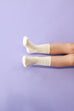 Chunky Rib Socks - Milk
