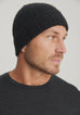 Rib Beanie - Jet/Black