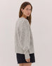 The Billow Sleeve Jumper - Black Fleck