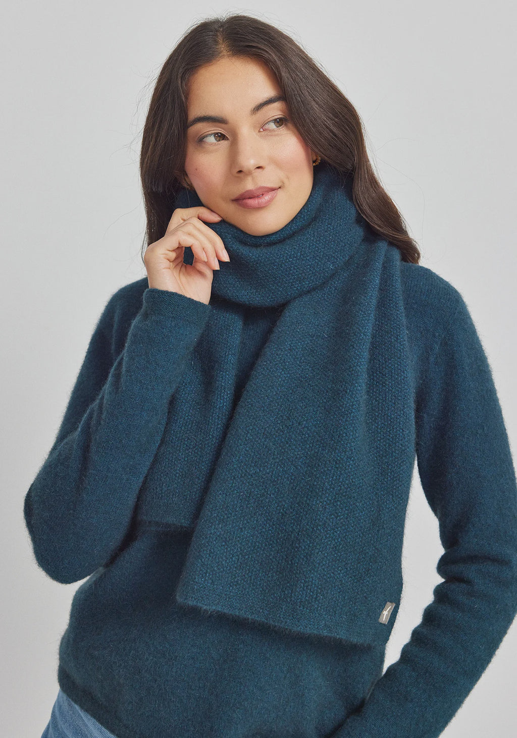 Moss Scarf - Deep Teal