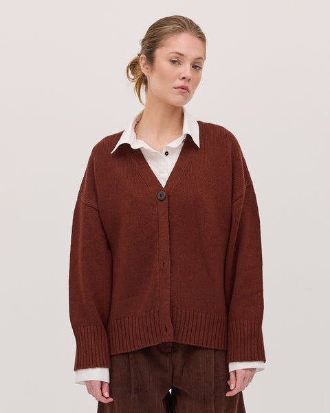 The Cardigan - Mahogany