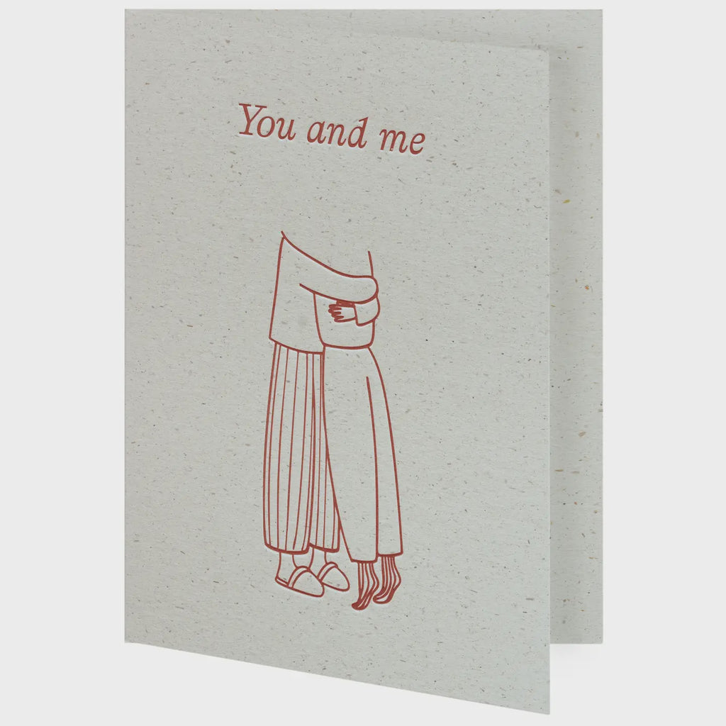 You And Me Greeting Card