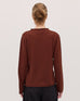 The Funnel Neck Top - Mahogany