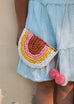 Straw Bag - Natural Rainbow