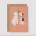 Dogs Kissing Greeting Card