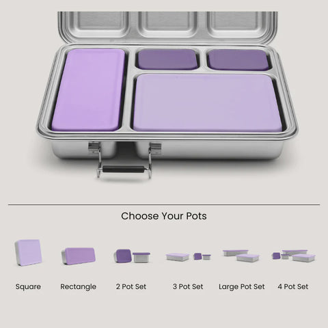 CrunchBox 2.0 Lunch Box / Snack Pots