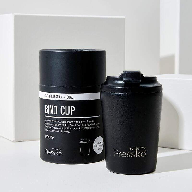 Bino Reusable Coffee Cup - Coal