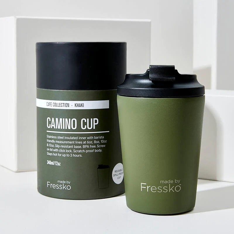 Camino Reusable Coffee Cup - Khaki