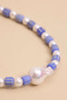 Baroque Java Necklace - Dusty Blue