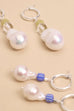 Baroque Java Hoops - Dusty Blue