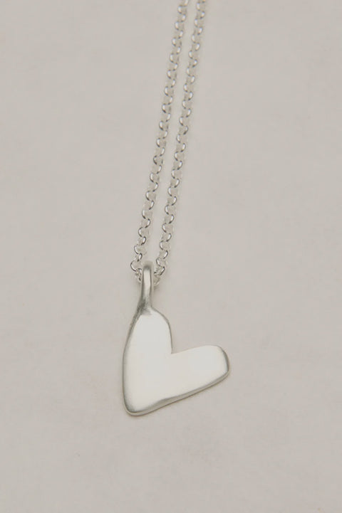 Solid Silver Heart & Chain