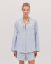 The Oversized Shirt - Sky Stripe