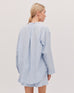 The Oversized Shirt - Sky Stripe