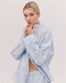 The Oversized Shirt - Sky Stripe