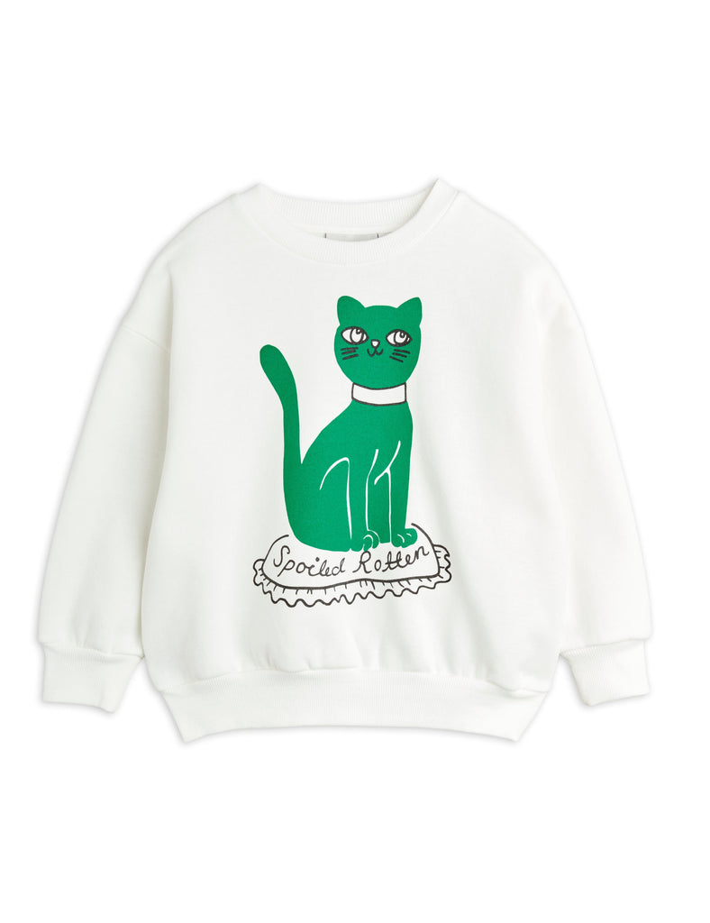 Spoiled Cat Sweatshirt - White