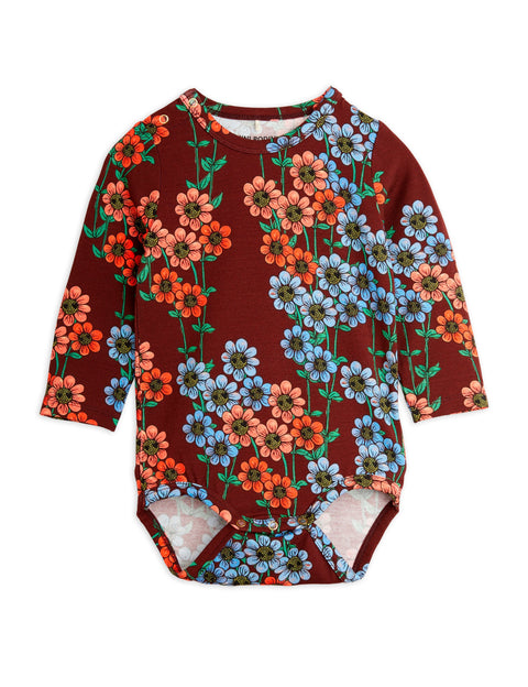 Daisies Long Sleeve Bodysuit - Multi