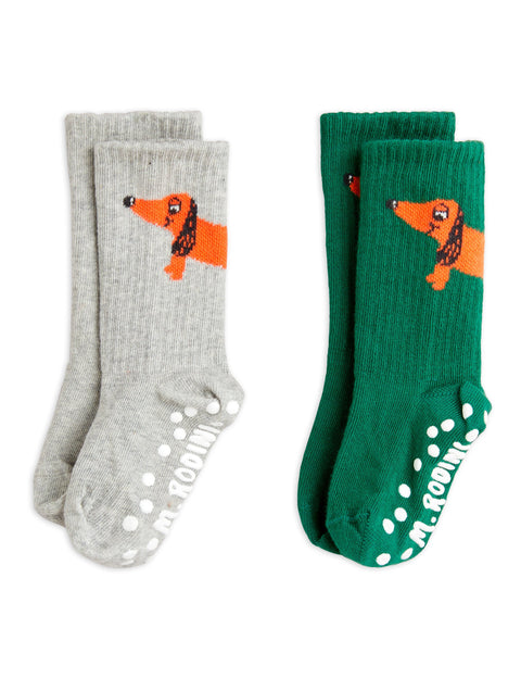 Dog Anti-Slip Socks / 2 Pack - Multi